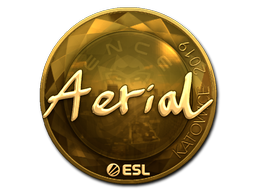 Item Sticker | Aerial (Gold) | Katowice 2019