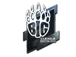 Item Sticker | BIG (Foil) | Boston 2018