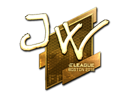 Item Sticker | JW (Gold) | Boston 2018