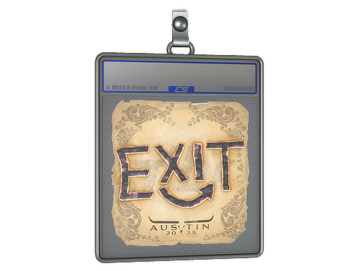 Item Sticker Slab | exit | Austin 2025