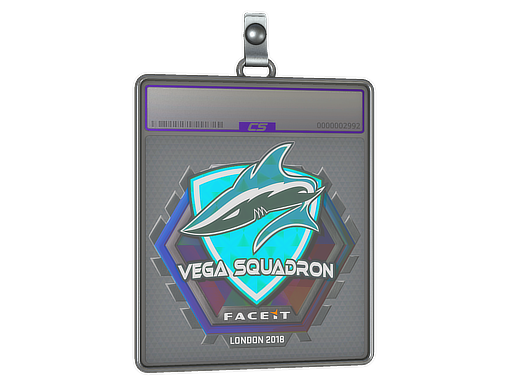 Item Sticker Slab | Vega Squadron (Holo) | London 2018