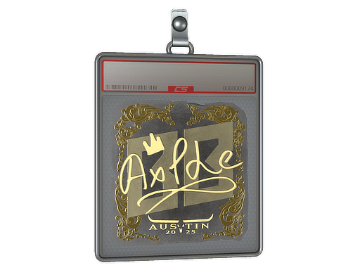 Item Sticker Slab | Ax1Le (Gold) | Austin 2025