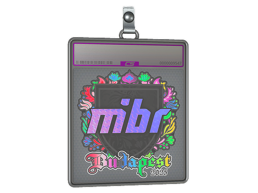 Item Sticker Slab | MIBR (Holo) | Budapest 2025