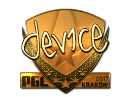 Item Sticker | device (Gold) | Krakow 2017