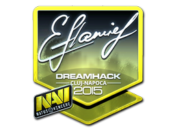 Item Sticker | flamie (Foil) | Cluj-Napoca 2015