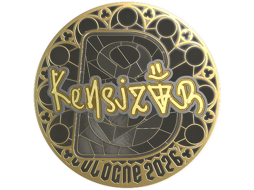 Item Sticker | kensizor (Gold) | Cologne 2026