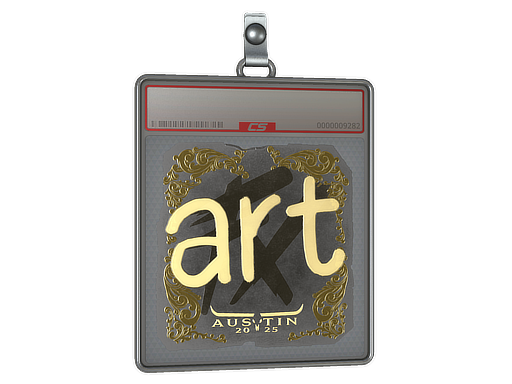 Item Sticker Slab | arT (Gold) | Austin 2025