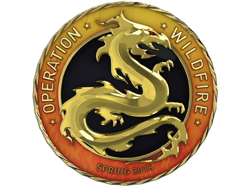 Item Gold Operation Wildfire Coin