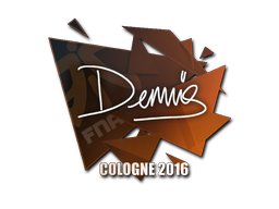 Item Sticker | dennis | Cologne 2016