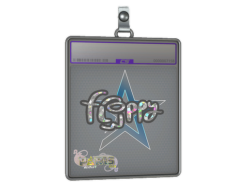 Item Sticker Slab | floppy (Glitter) | Paris 2023