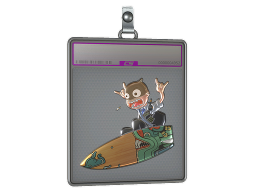 Item Sticker Slab | Fire Serpent Surf K (Foil)