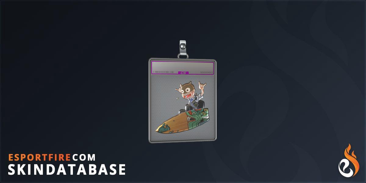 Sticker Slab | Fire Serpent Surf K (Foil) - EsportFire.com