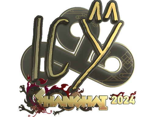Item Sticker | ICY (Gold) | Shanghai 2024