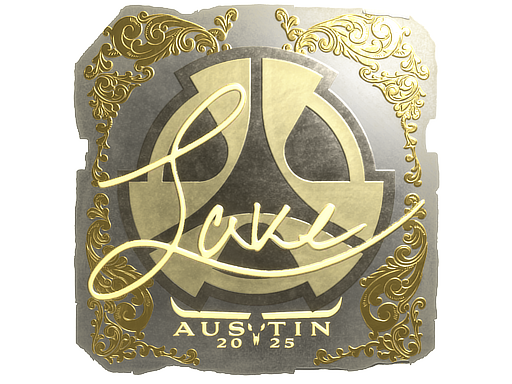 Item Sticker | Lake (Gold) | Austin 2025