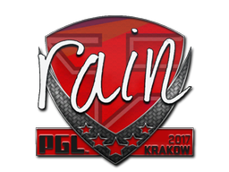 Item Sticker | rain | Krakow 2017