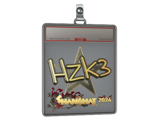 Item Sticker Slab | hallzerk (Gold) | Shanghai 2024