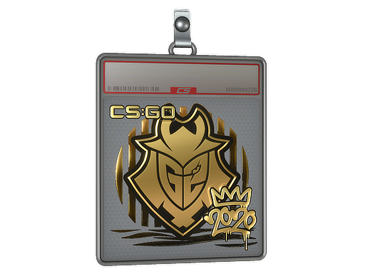 Item Sticker Slab | G2 (Gold) | 2020 RMR