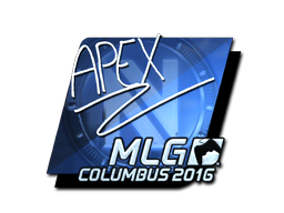 Item Sticker | apEX (Foil) | MLG Columbus 2016