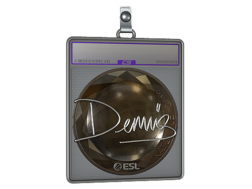 Item Sticker Slab | dennis (Foil) | Katowice 2019