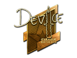 Item Sticker | device (Gold) | Boston 2018