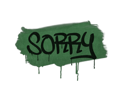 Item Sealed Graffiti | Sorry (Jungle Green)