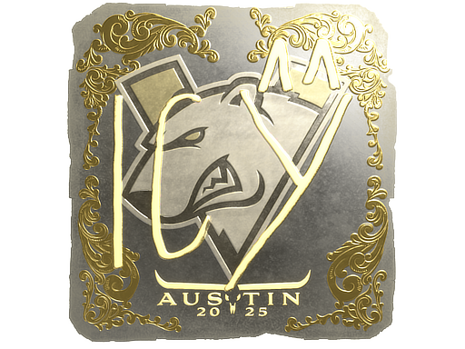 Item Sticker | ICY (Gold) | Austin 2025