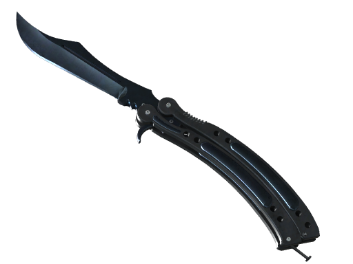 Item Butterfly Knife | Blue Steel