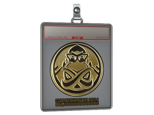 Item Sticker Slab | ENCE (Gold) | Copenhagen 2024