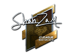 Item Sticker | ShahZaM (Foil) | Boston 2018