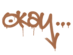 Item Sealed Graffiti | Okay (Tiger Orange)