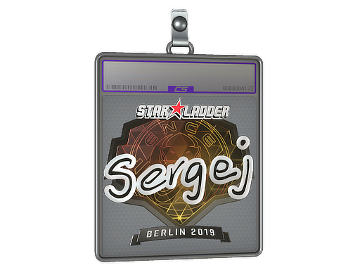 Item Sticker Slab | sergej (Foil) | Berlin 2019