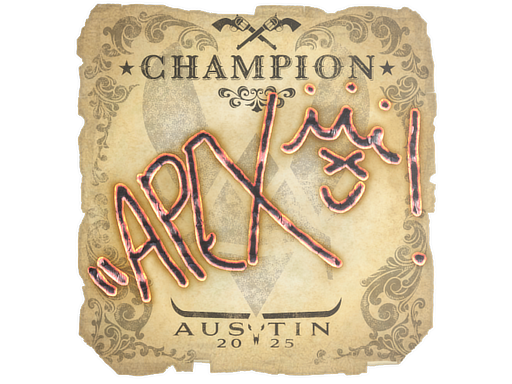 Item Sticker | apEX (Champion) | Austin 2025