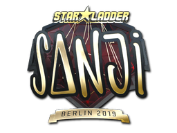 Item Sticker | SANJI (Gold) | Berlin 2019