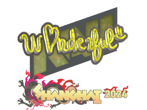 Item Sticker | w0nderful (Glitter) | Shanghai 2024