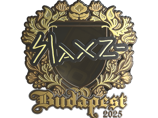 Item Sticker | slaxz- (Gold) | Budapest 2025