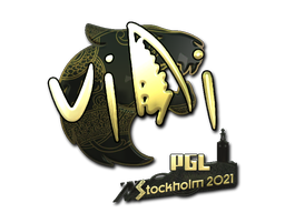 Item Sticker | VINI (Gold) | Stockholm 2021
