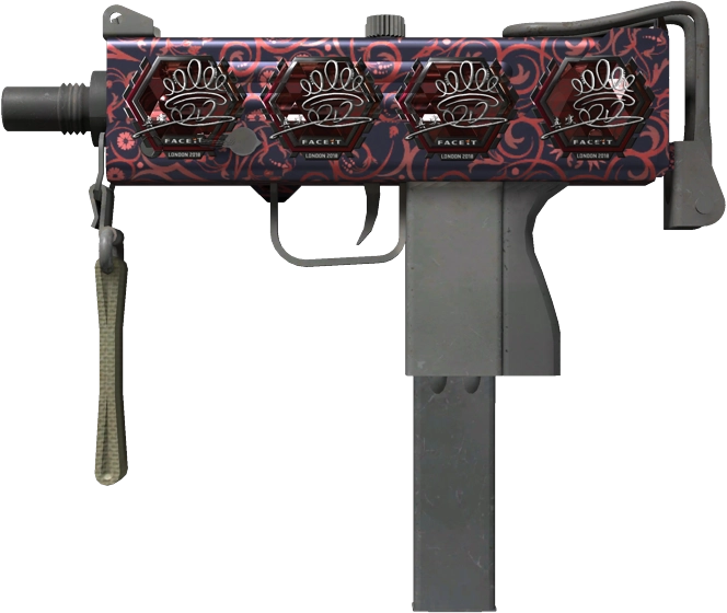 Item MAC-10 | Red Filigree