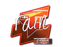 Item Sticker | rain (Foil) | Atlanta 2017