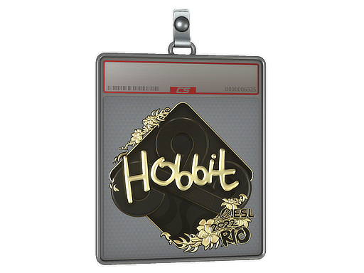 Item Sticker Slab | Hobbit (Gold) | Rio 2022