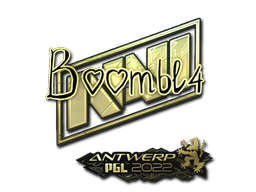 Item Sticker | Boombl4 (Gold) | Antwerp 2022
