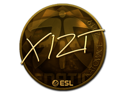 Item Sticker | Xizt (Gold) | Katowice 2019