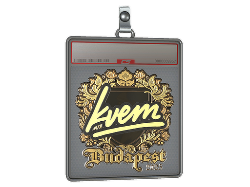 Item Sticker Slab | Kvem (Gold) | Budapest 2025