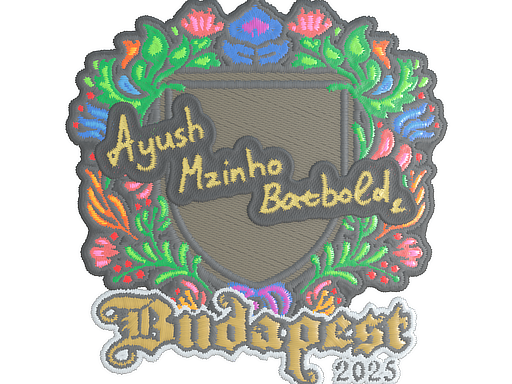 Item Sticker | mzinho (Embroidered) | Budapest 2025
