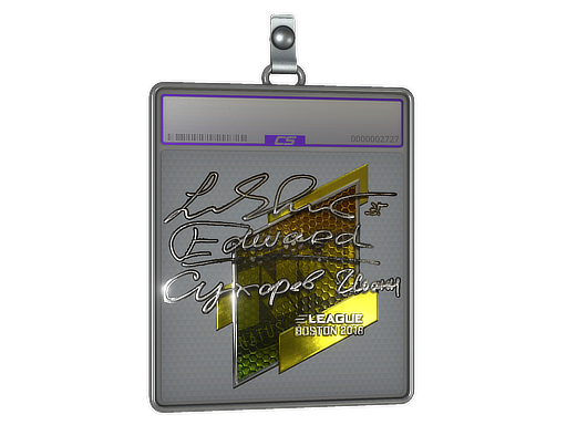 Item Sticker Slab | Edward (Foil) | Boston 2018