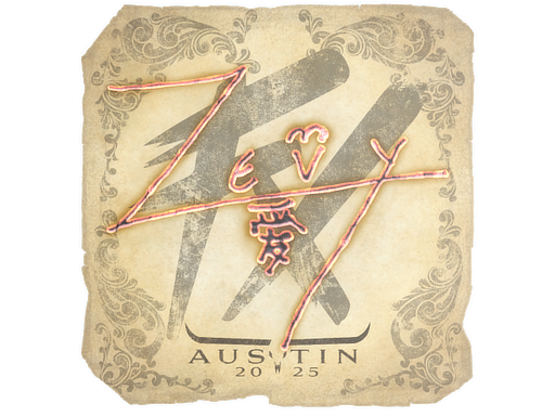 Item Sticker | zevy | Austin 2025