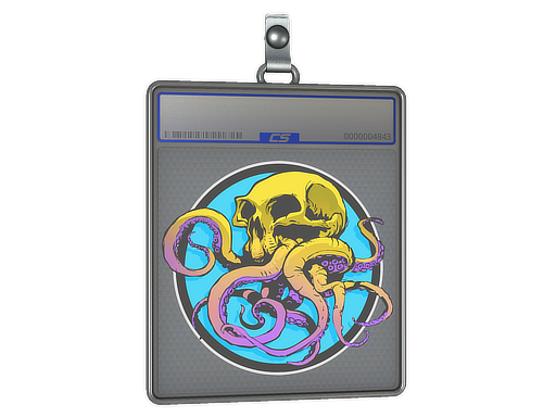 Item Sticker Slab | Sunset Ocean Tentaskull