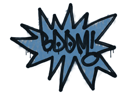 Item Sealed Graffiti | BOOM (Monarch Blue)