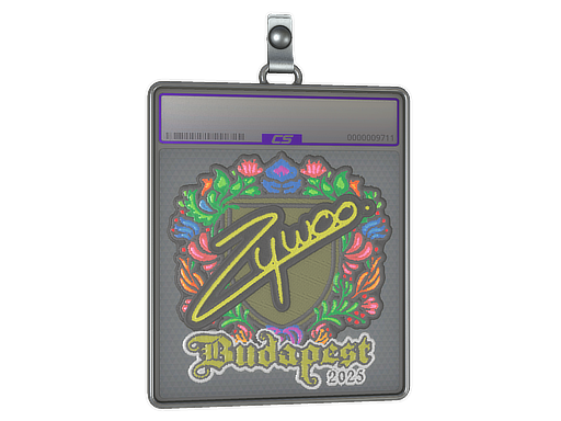 Item Sticker Slab | ZywOo (Embroidered) | Budapest 2025