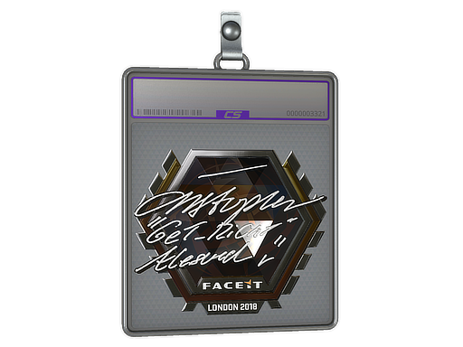 Item Sticker Slab | GeT_RiGhT (Foil) | London 2018