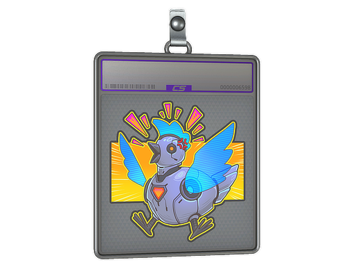 Item Sticker Slab | Cyber Chicken (Holo)